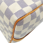 「ダミエアズール柄のルイヴィトン スピーディ30 側面の状態」