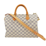 ダミエアズール柄のルイヴィトン スピーディ30 の正面写真