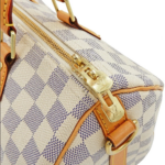 「ダミエアズール柄のルイヴィトン スピーディ30 の金具の状態」